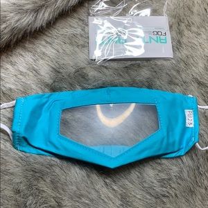 Turquoise Mask with AntiFog Panel